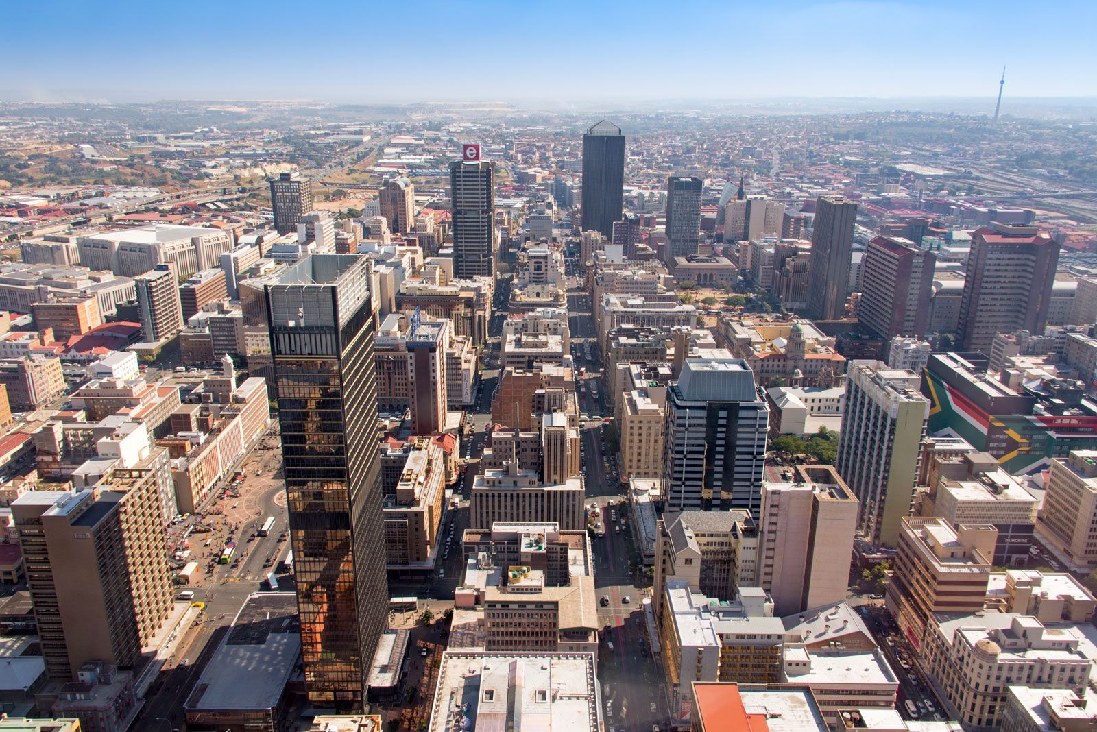 Johannesburg Skyline - South Africa's Economic Hub